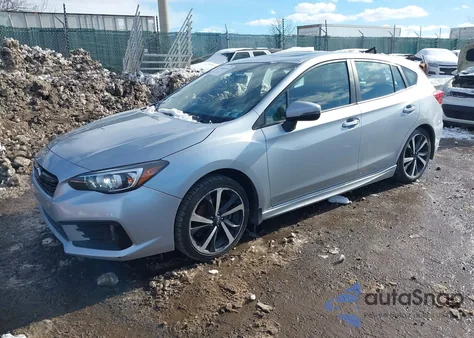 2020 Subaru Impreza Sport 5-Door z USA, uszkodzony, nr VIN 4S3GTAM64L3733813